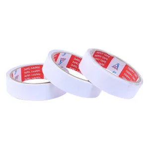 Băng keo 2 mặt trắng 1.5cm – 7cm